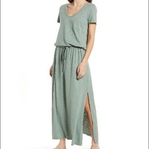 Caslon cotton blend maxi dress
